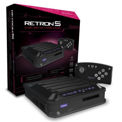 RetroN 5 Gaming Console (Black) - Hyperkin