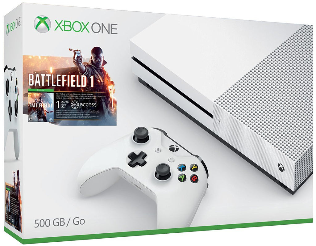 Xbox One S 500GB Console Battlefield 1 Bundle